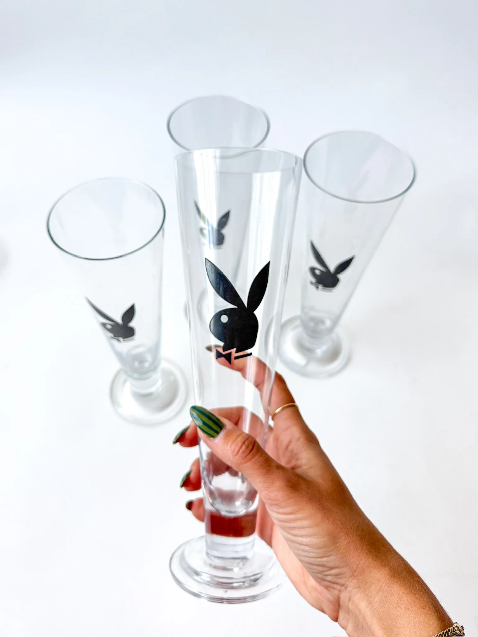 Playboy Glasses Set Of 4