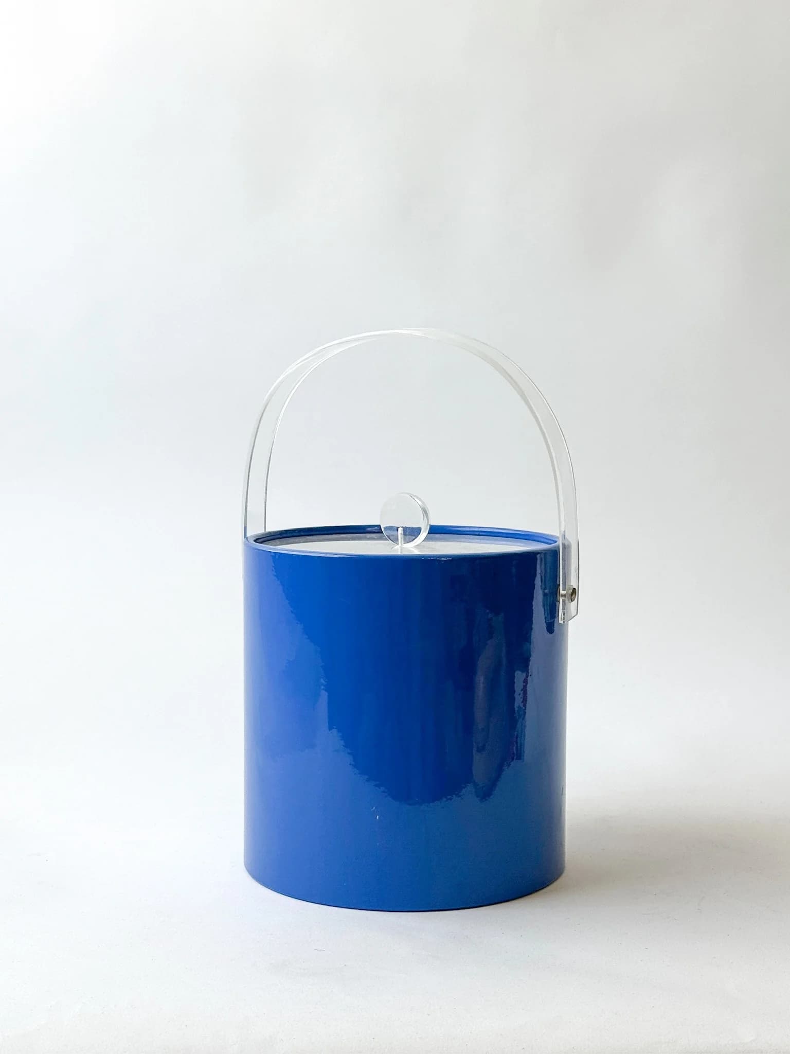 Blue Ice Bucket Acrylic Handle (no lid)