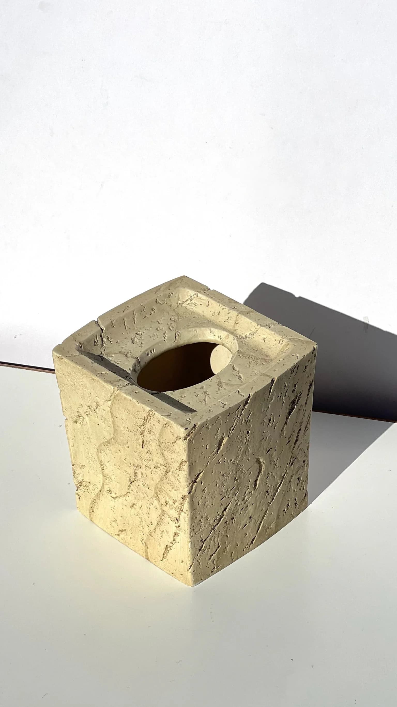 Stone Tissue Box Holder