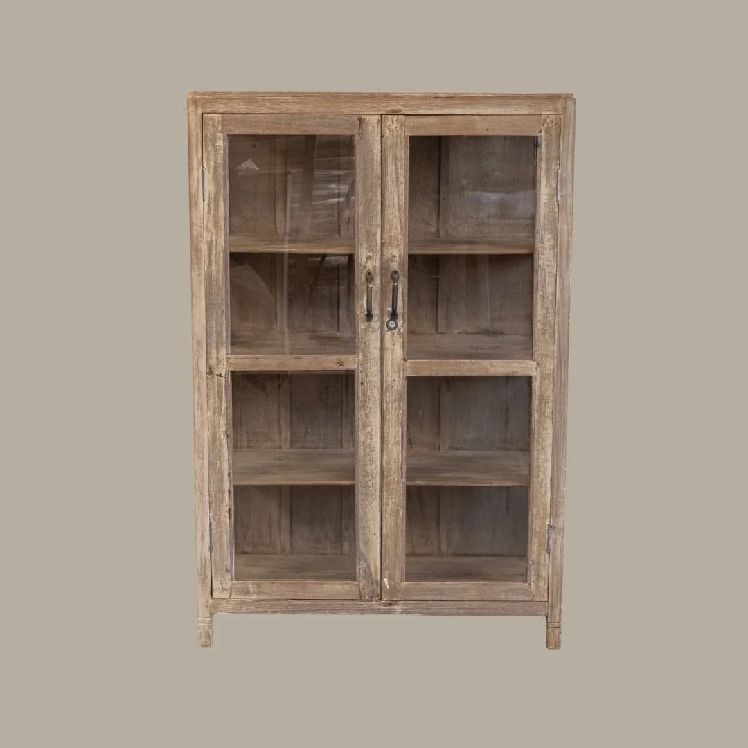 Bleached Teak Cabinet #117