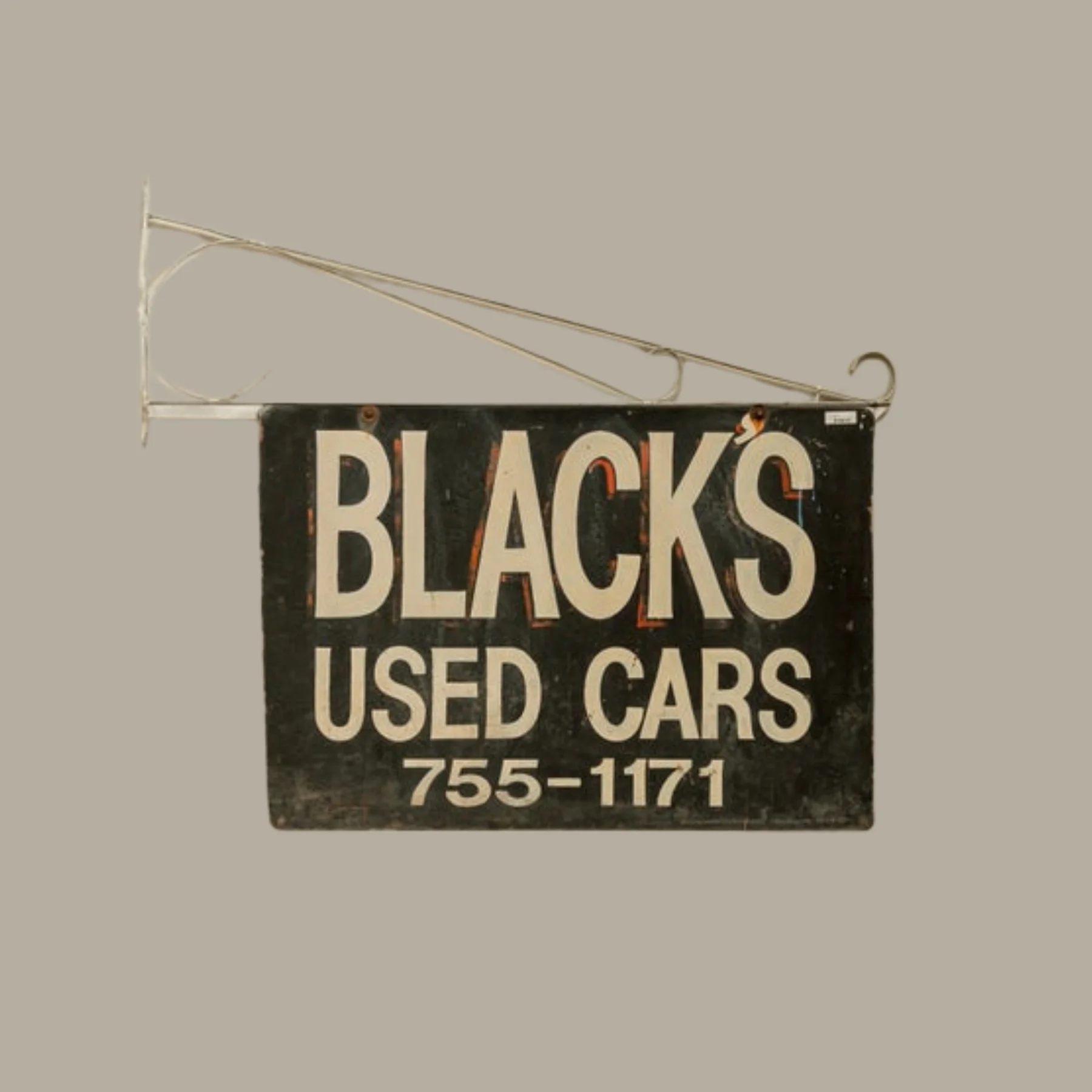 'Black's' Sign on Bracket