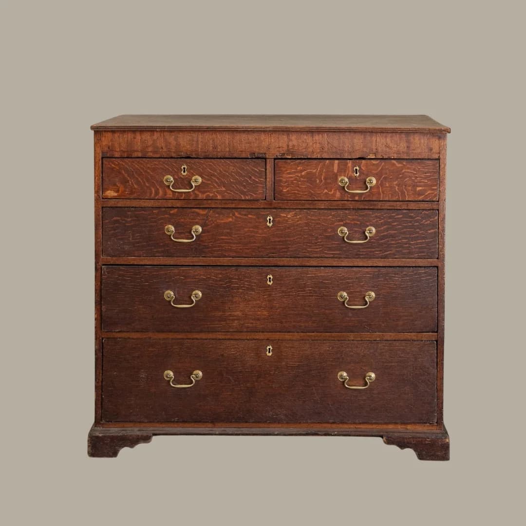 Antique English Oak Dresser #073