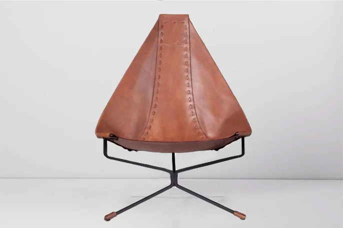 Enclosed Lotus Lounge Chair by Dan Wenger