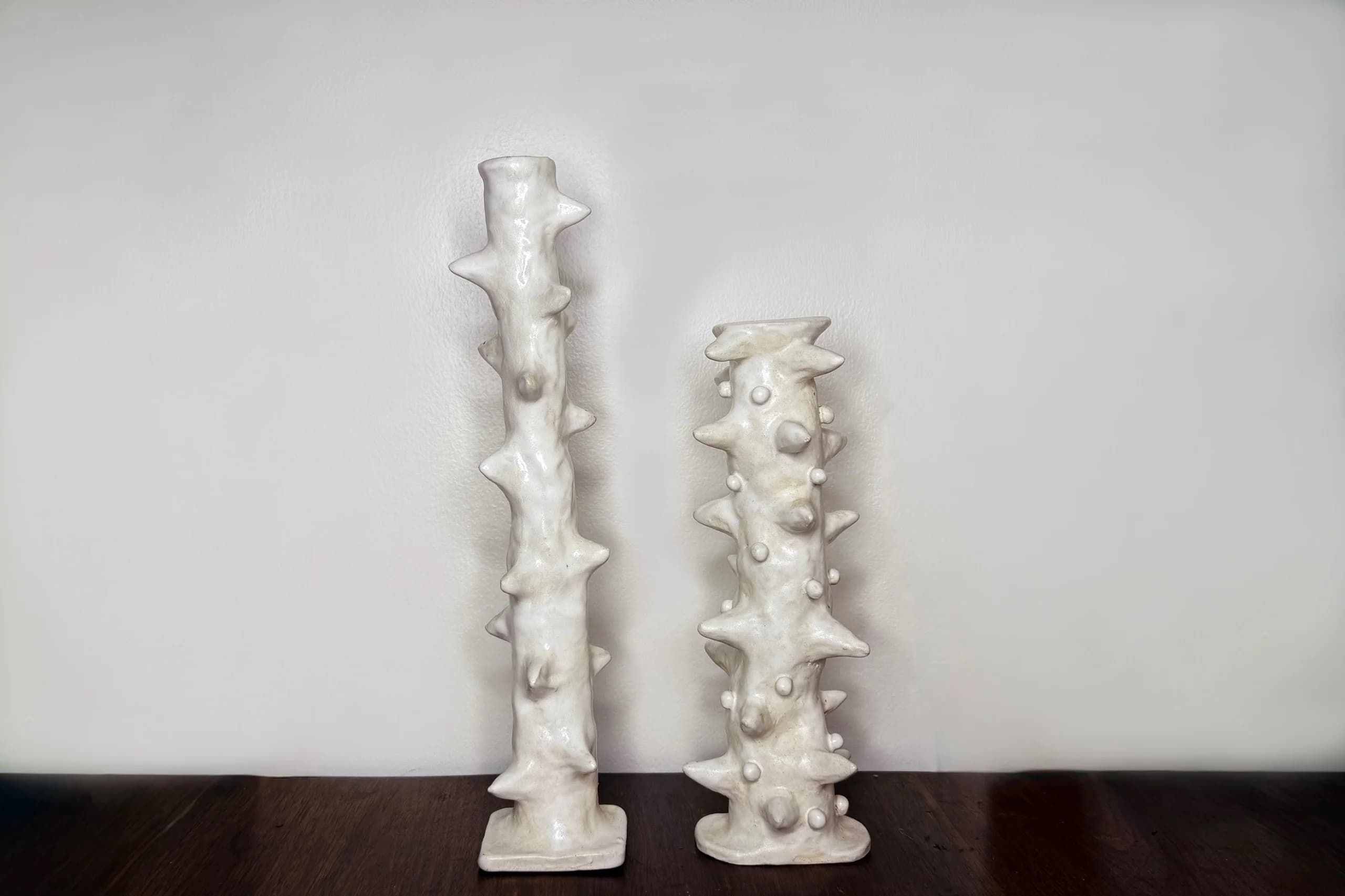 Vanessa Estes Quintero Ceiba Tree Ceramic Candle Holders