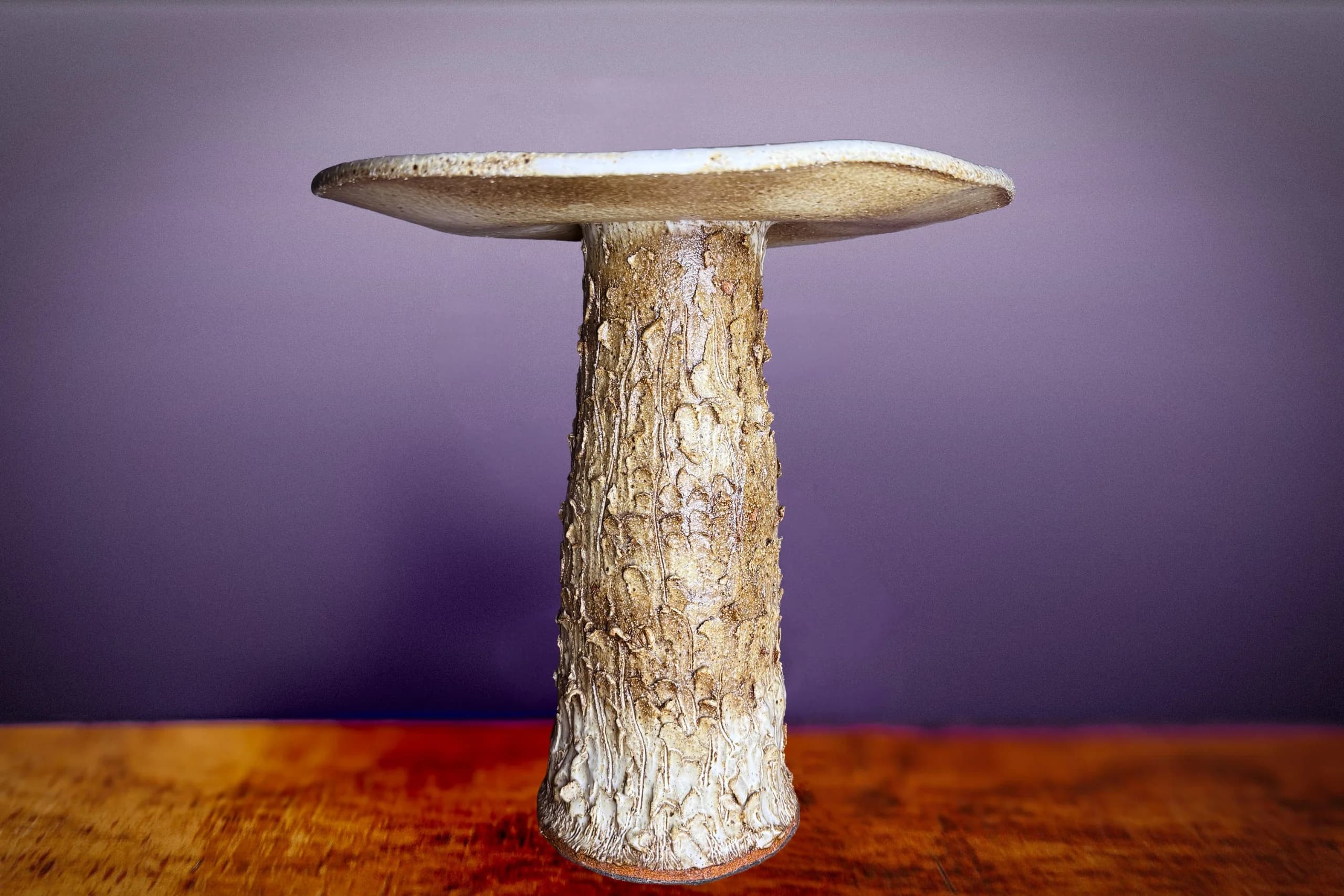 Heather Levine Ceramic Mushroom Vase