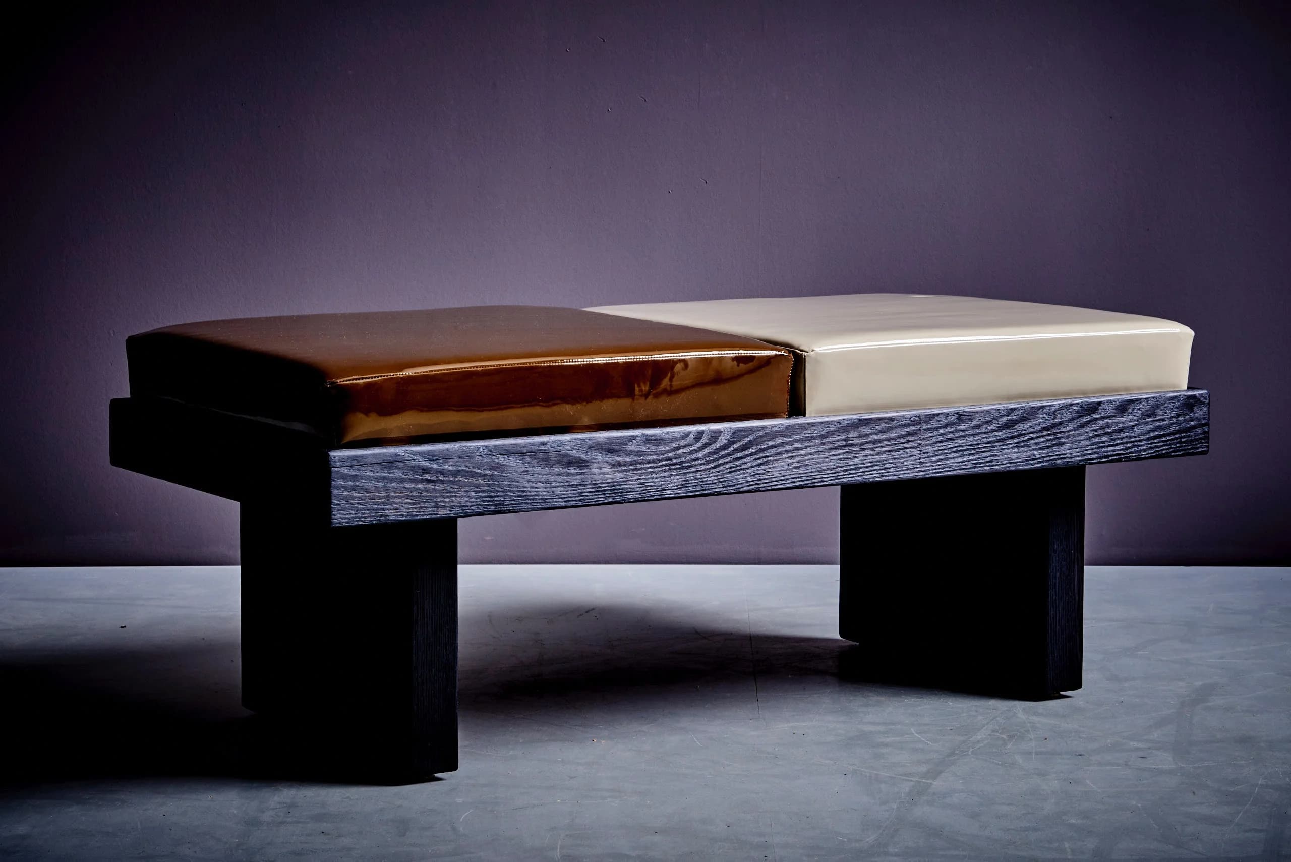 Harvey Probber Leather Bench