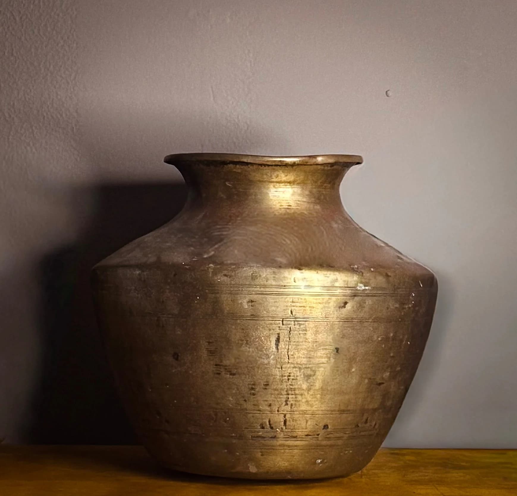 Medium Vintage Chinese Brass Jug