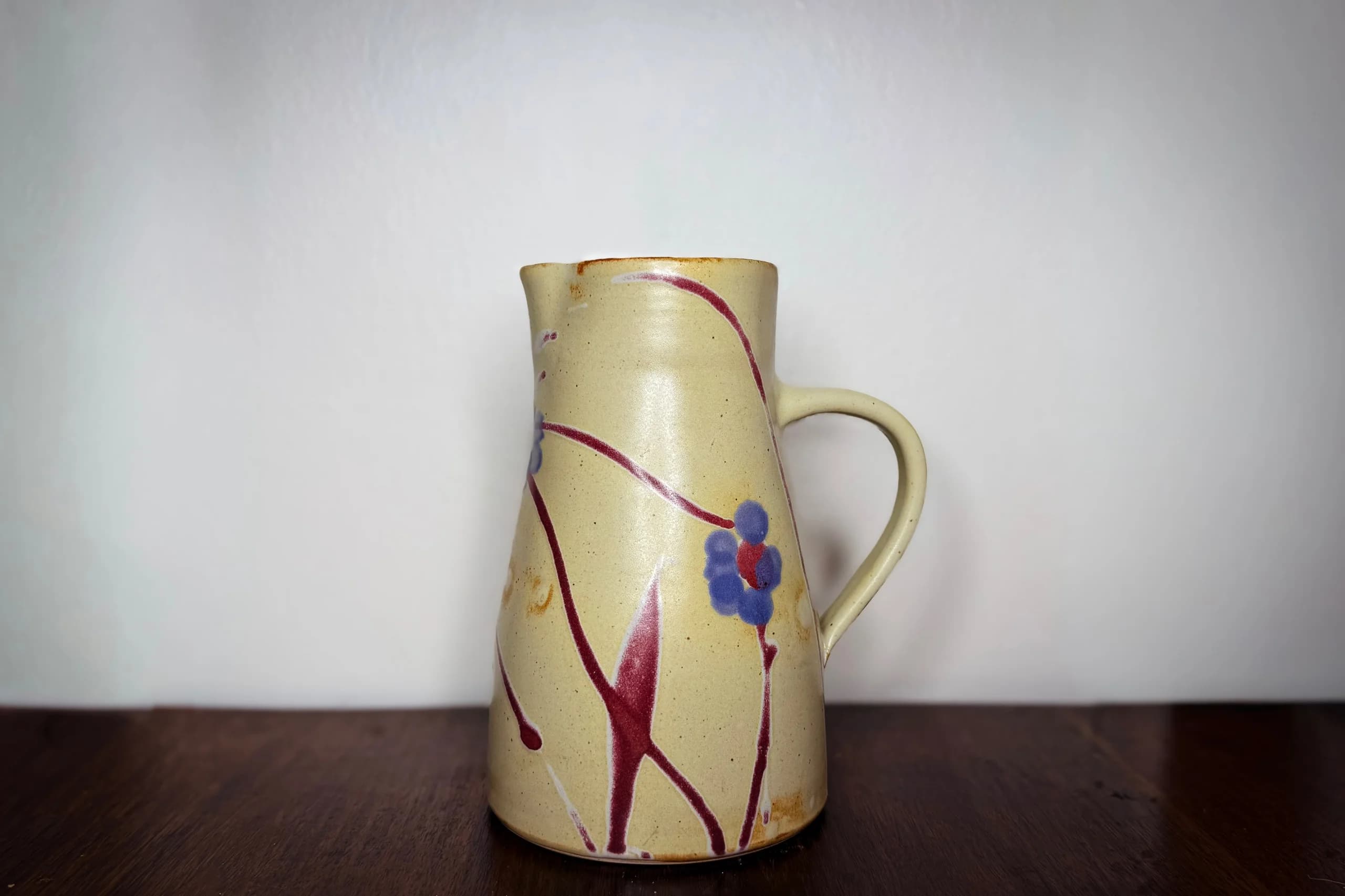 Charles Kelly Floral Pitcher