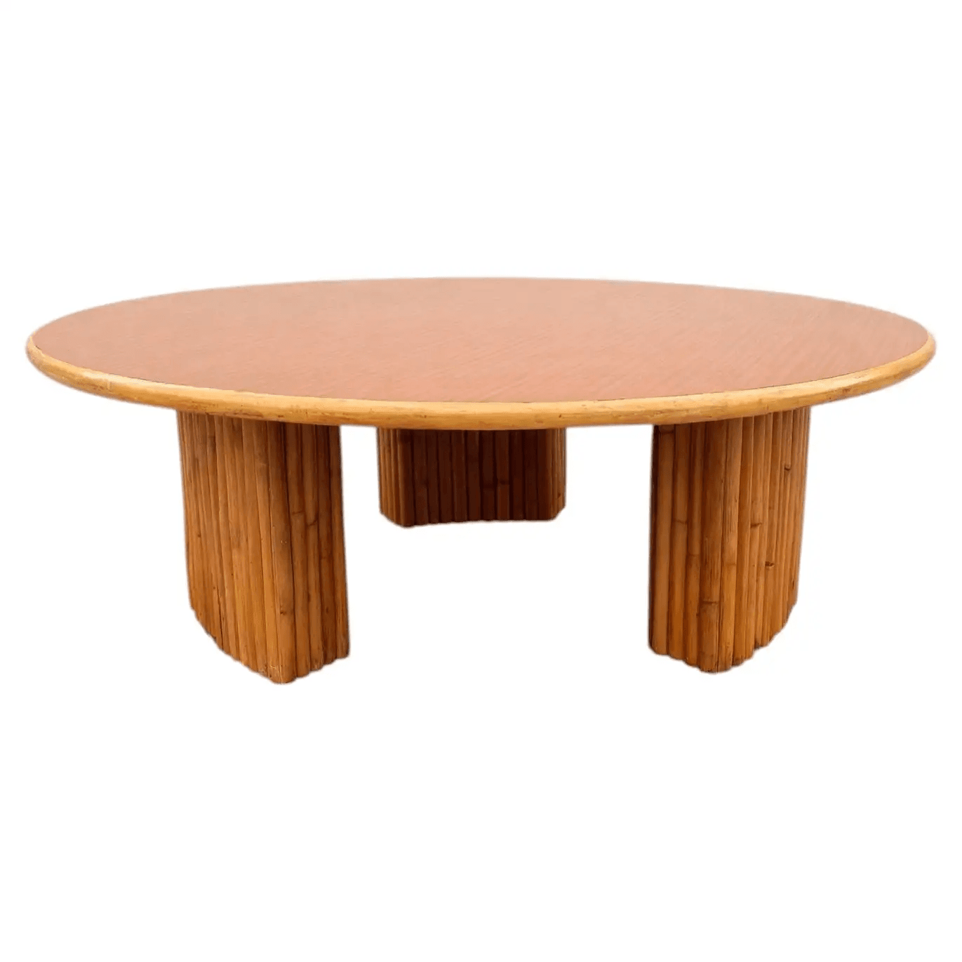 Paul Frank Rattan Round Coffee Table