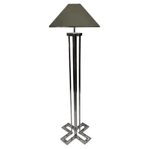 Chrome Floor Lamp by Curtis Jere