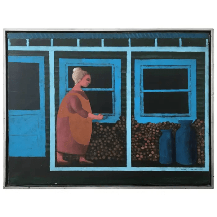 1969 Original Oil on Canvas by Robert Tyler Lee, 1910-1987