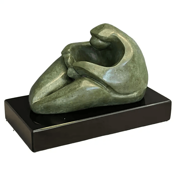 Woman Bronze Sculpture by Pat Epstein, (American, 1924-2015)