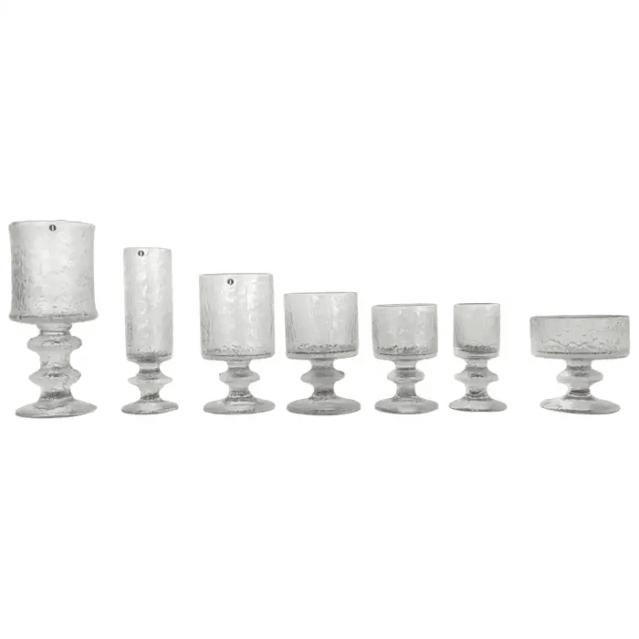 Timo Sarpaneva for Iittala Rare Service for Six Stemware