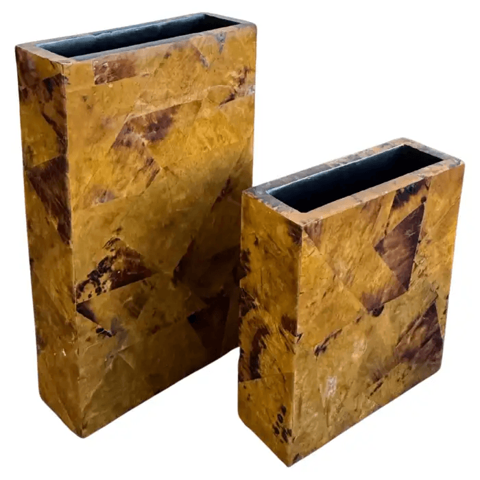 Pair of Penshell Vases by Maitland Smith