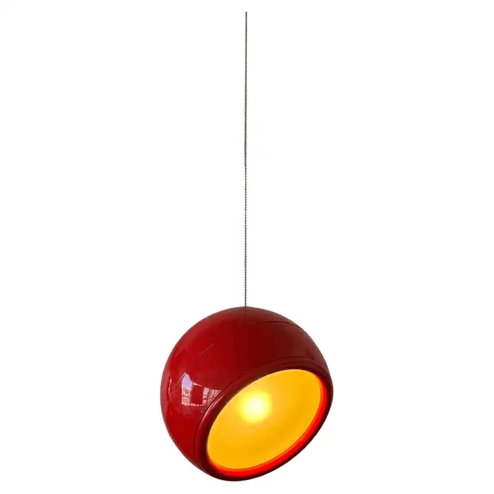 Artemide 'Pallade' Red Pendant Lamp by Studio Tetrarch