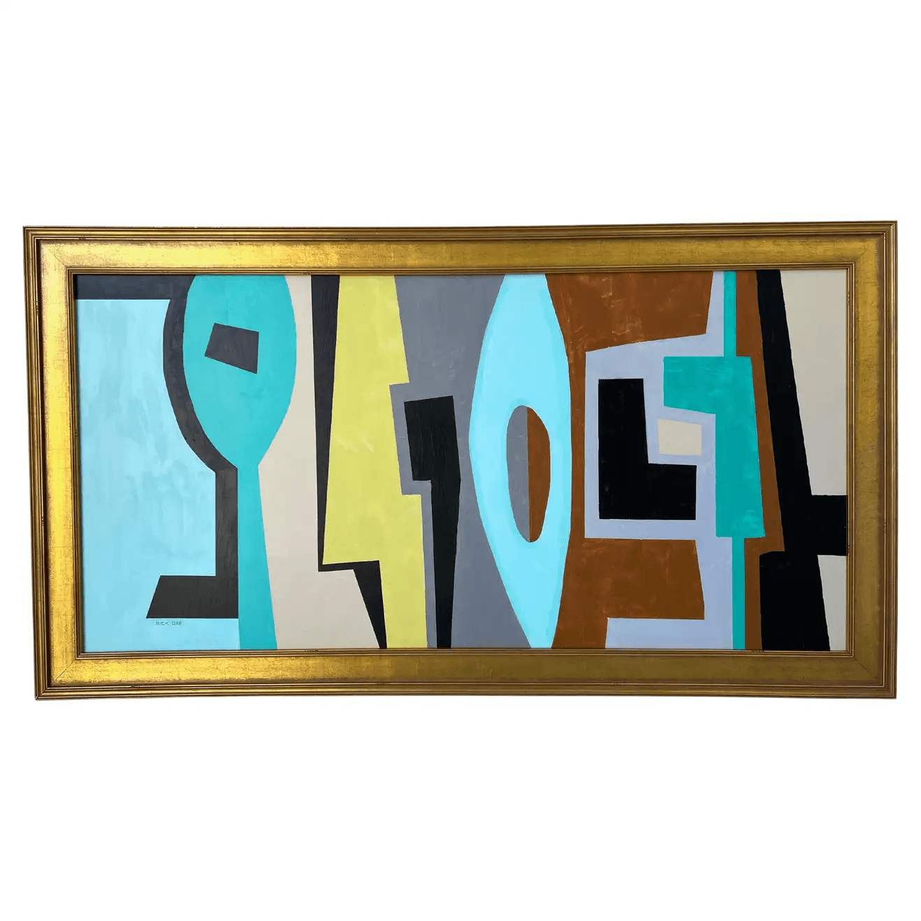 Original Abstract Acrylic on Board by Rick Orr