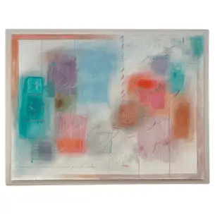 Original Pastel Charcoal on on Paper Abstract Painting by Sherry Schrut