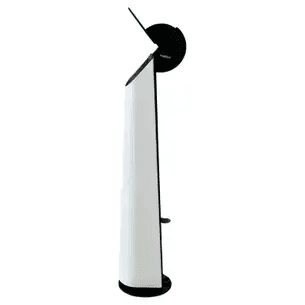 Italian White “Gibigiana” Table Lamp by Achille Castiglioni for Flos