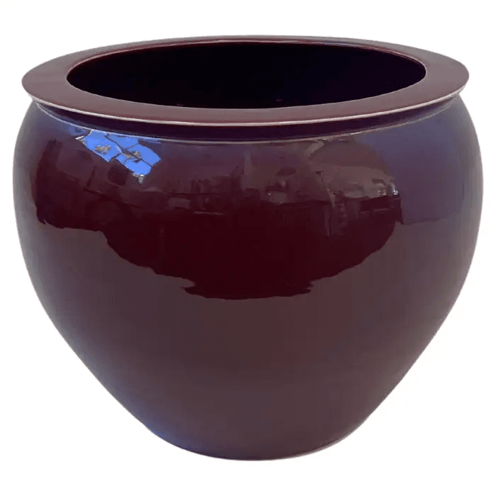 Glazed Porcelain Planter by Karl Springer