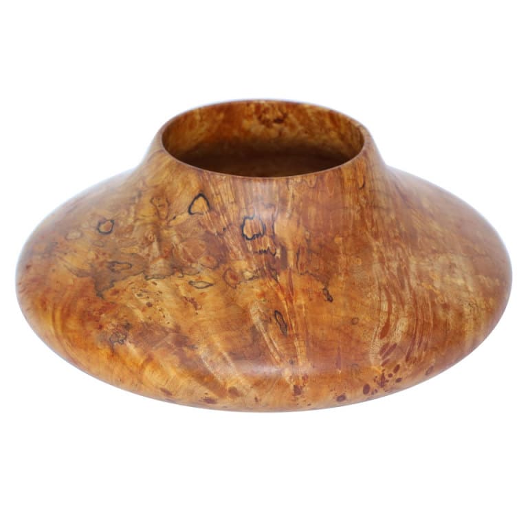 M.J. Peterson Burl Hand Turned Bowl 1984