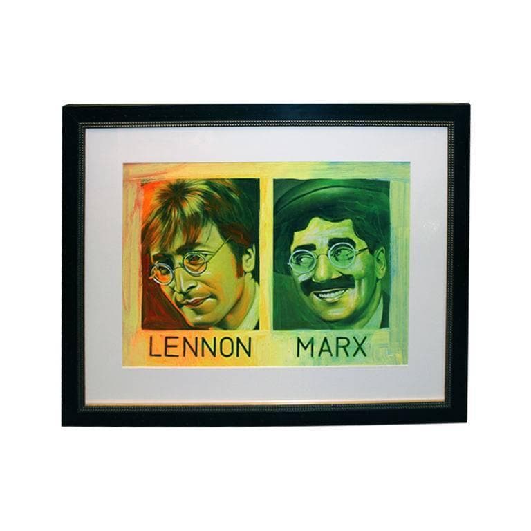 Ron English john Lennon and Groucho Marx, 1992