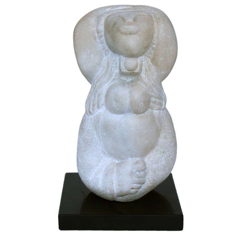 Stone Carving Monogrammed, Dated 1979