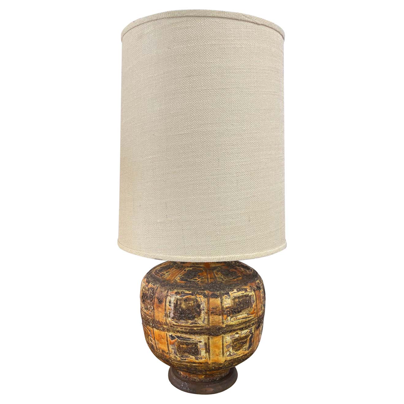 1960’s Ceramic Volcanic Lava Lamp