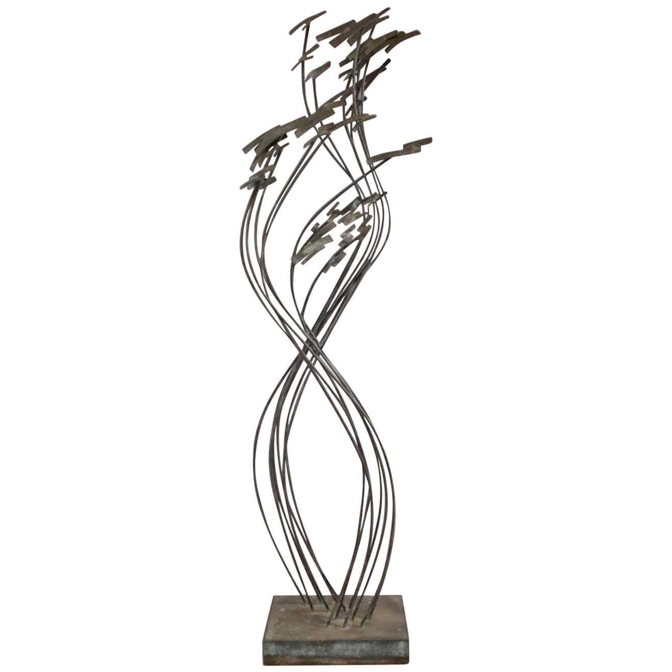Large Kinetic Bronze Sculpture