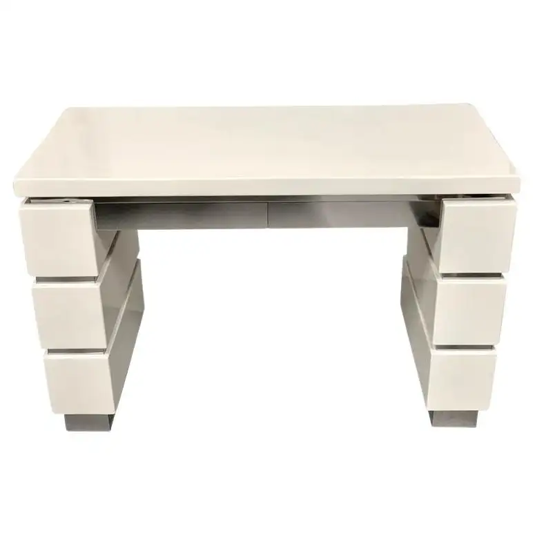 Lacquer and Chrome Vintage Desk