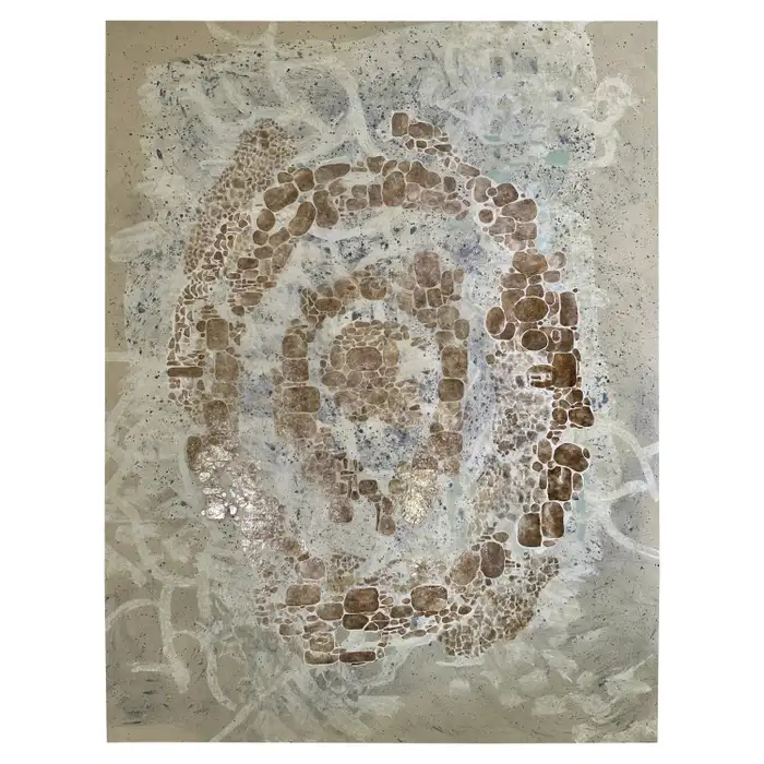 Frank Galuszka Acrylic and Mica Painting “Perelanda” 1999
