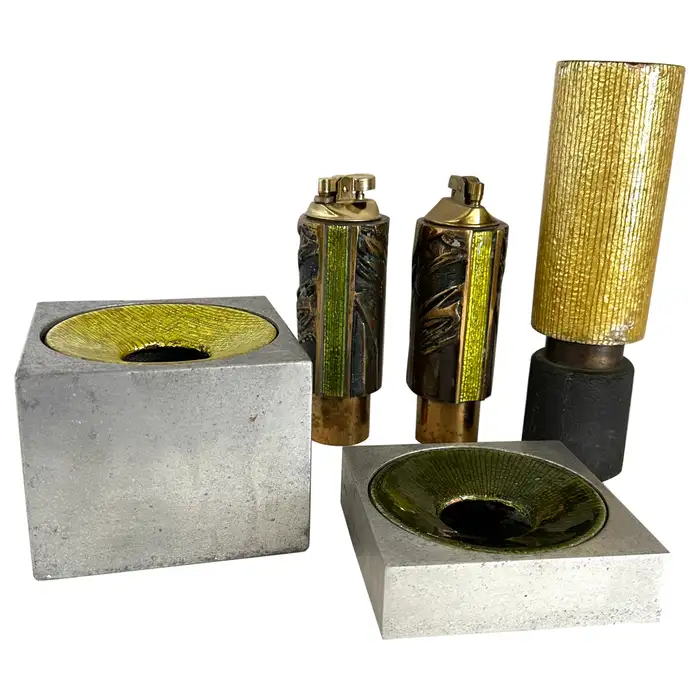 5 Studio Del Campo 1960’s Enamel Pieces