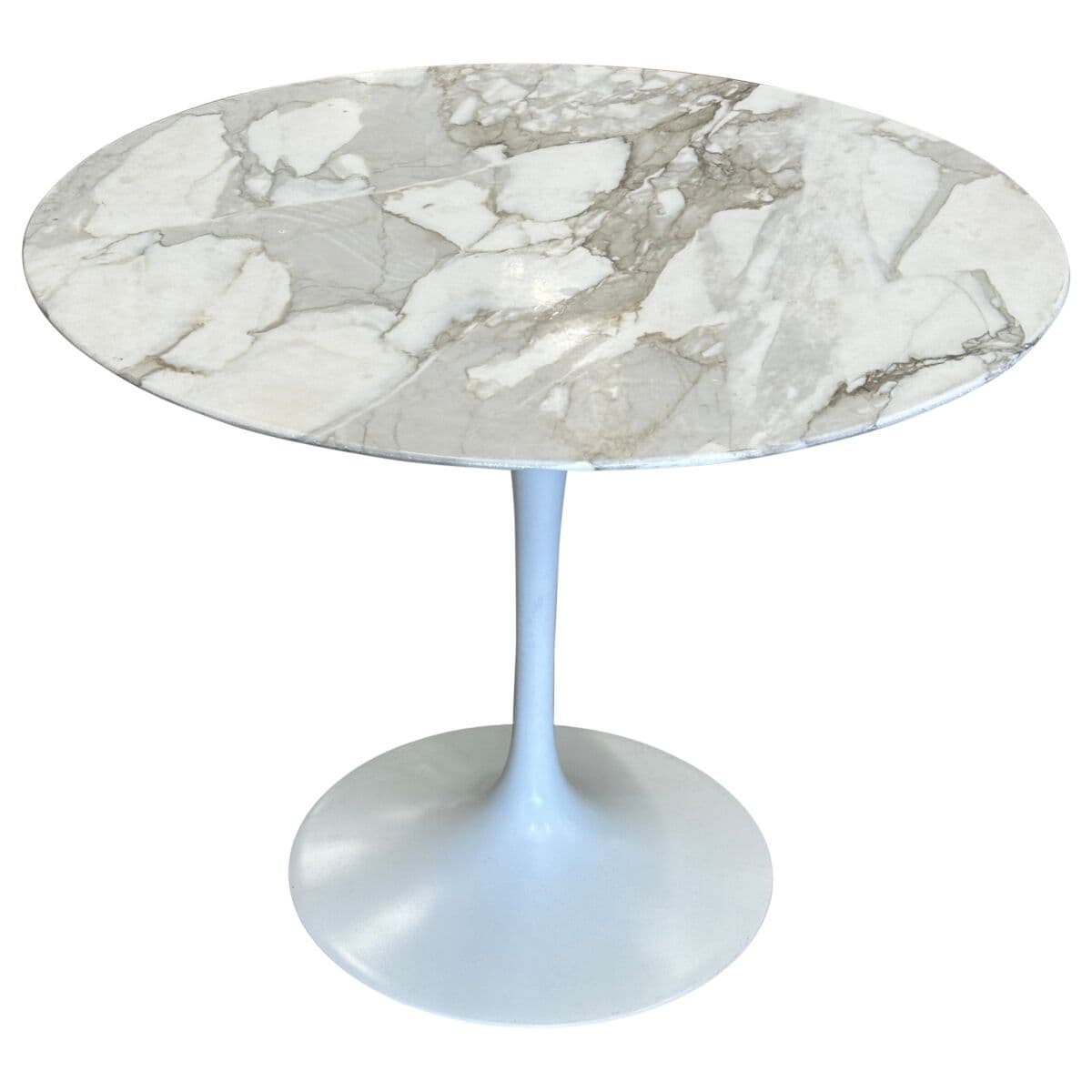 1980’s Eero Saarinen for Knoll Tulip Table with Marble Top