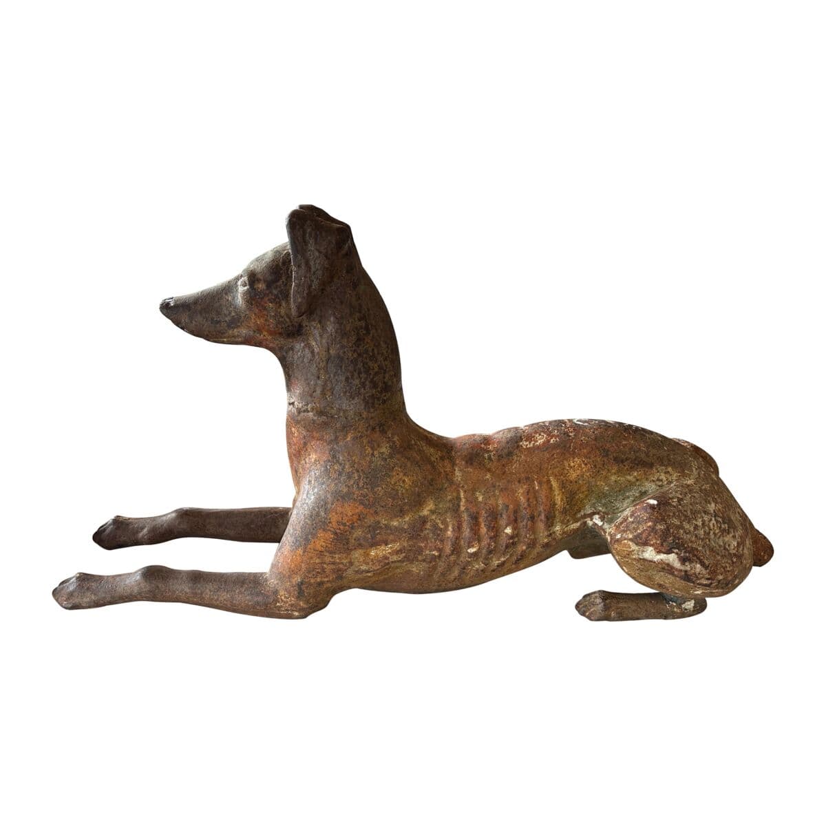 19th Century Cast Iron Greyhound Attr to J.W.Fiske