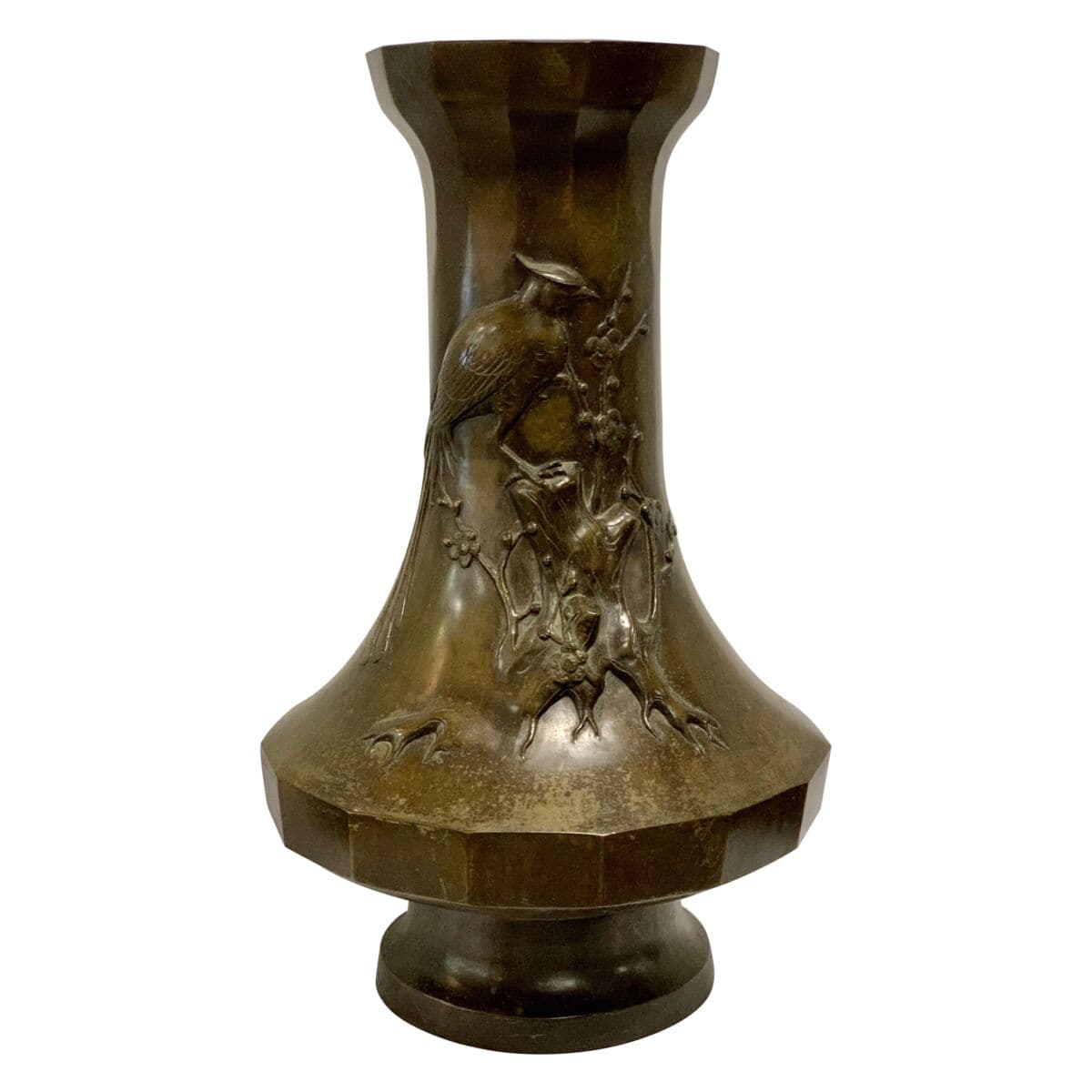 Japanese Meiji Period Large Bronze Vessel