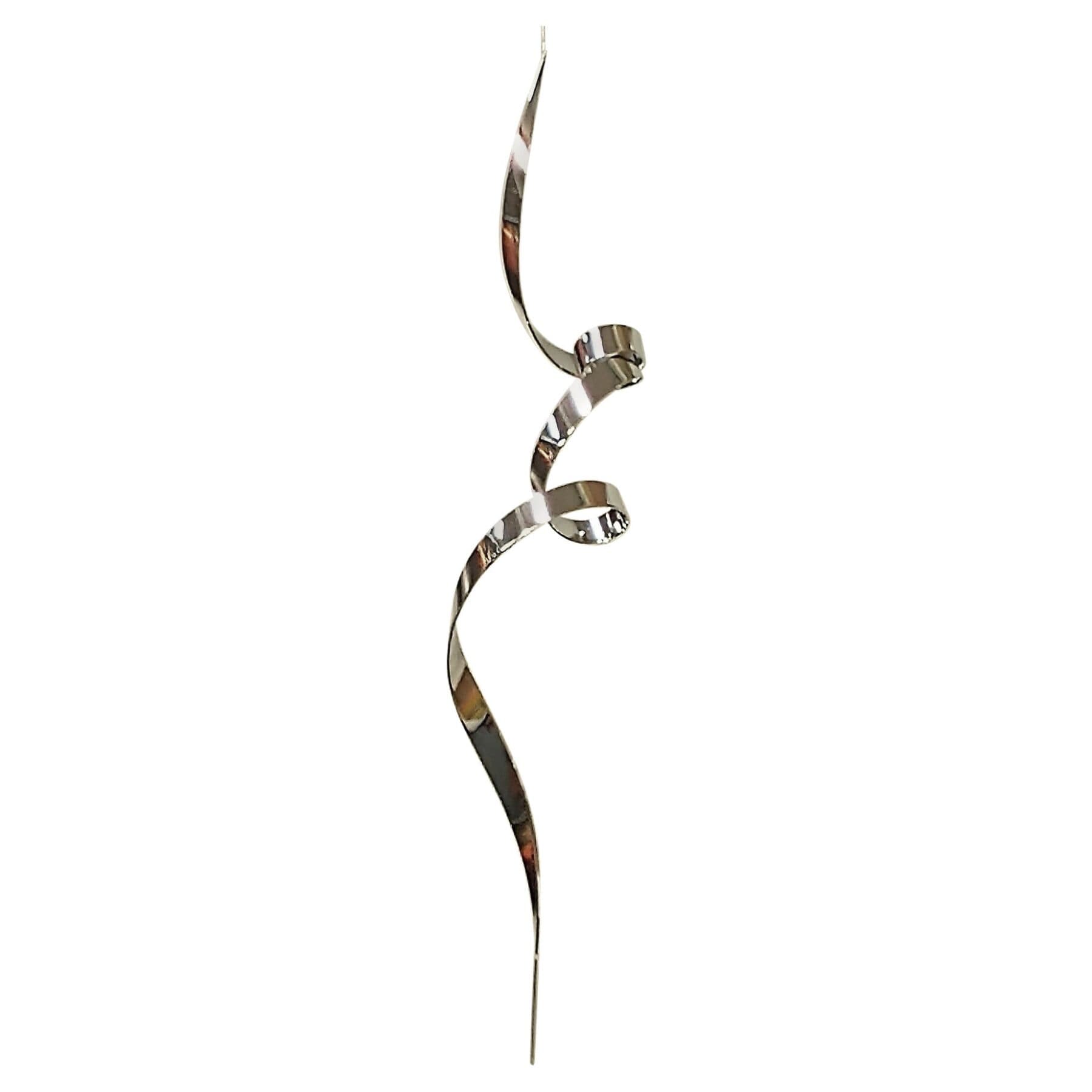 1974 Elijah David Herschler Steel Ribbon Hanging Sculpture