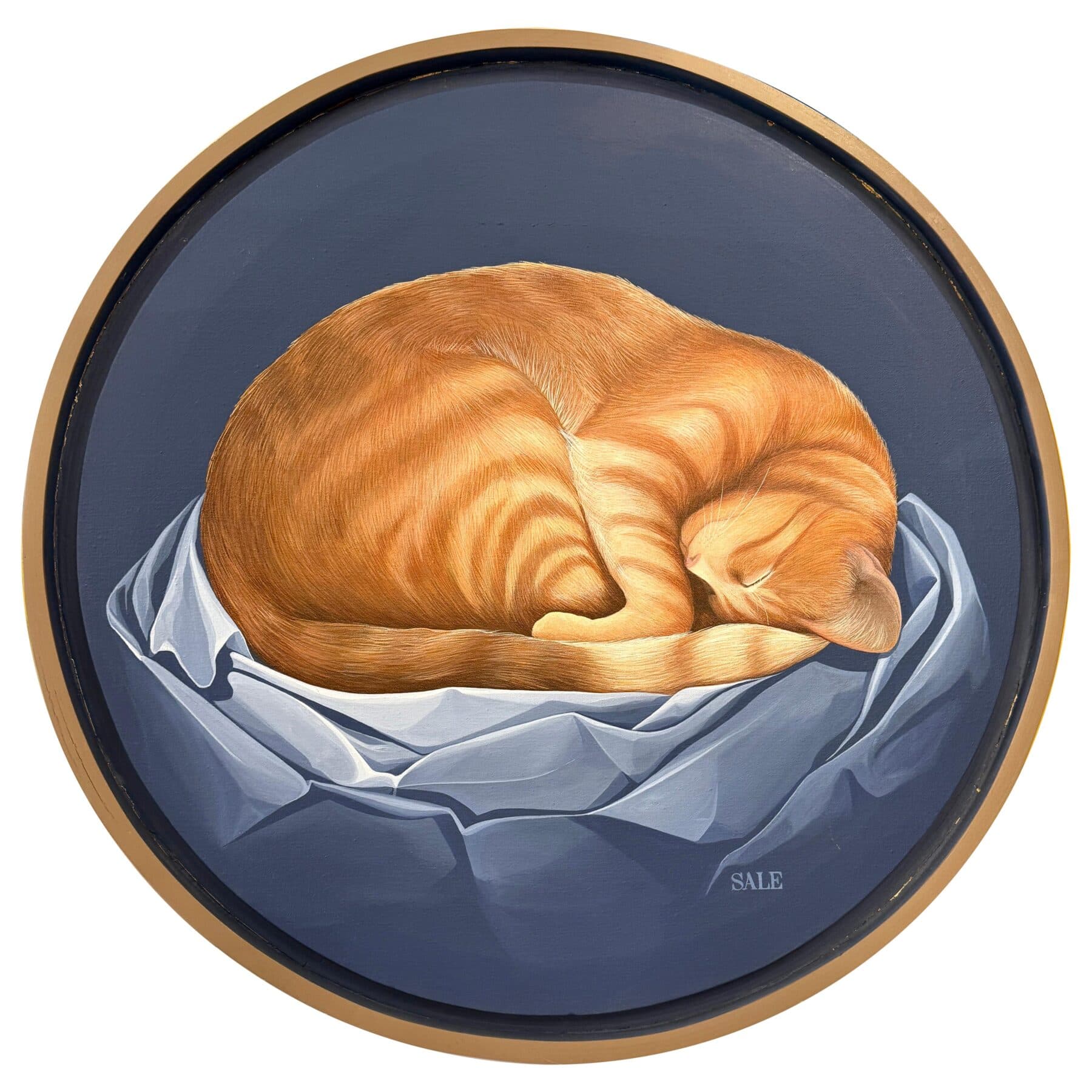 Stephanie Sale 1979 “Centripetalism” Sleeping Cat