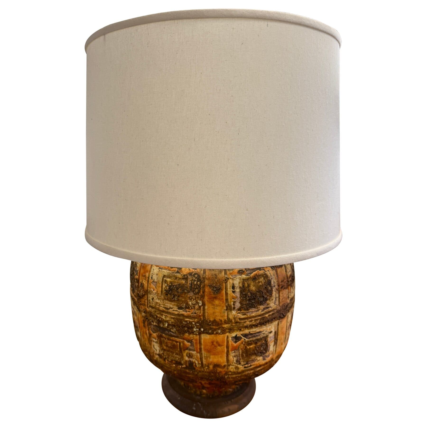 1960’s Ceramic Volcanic Lava Lamp