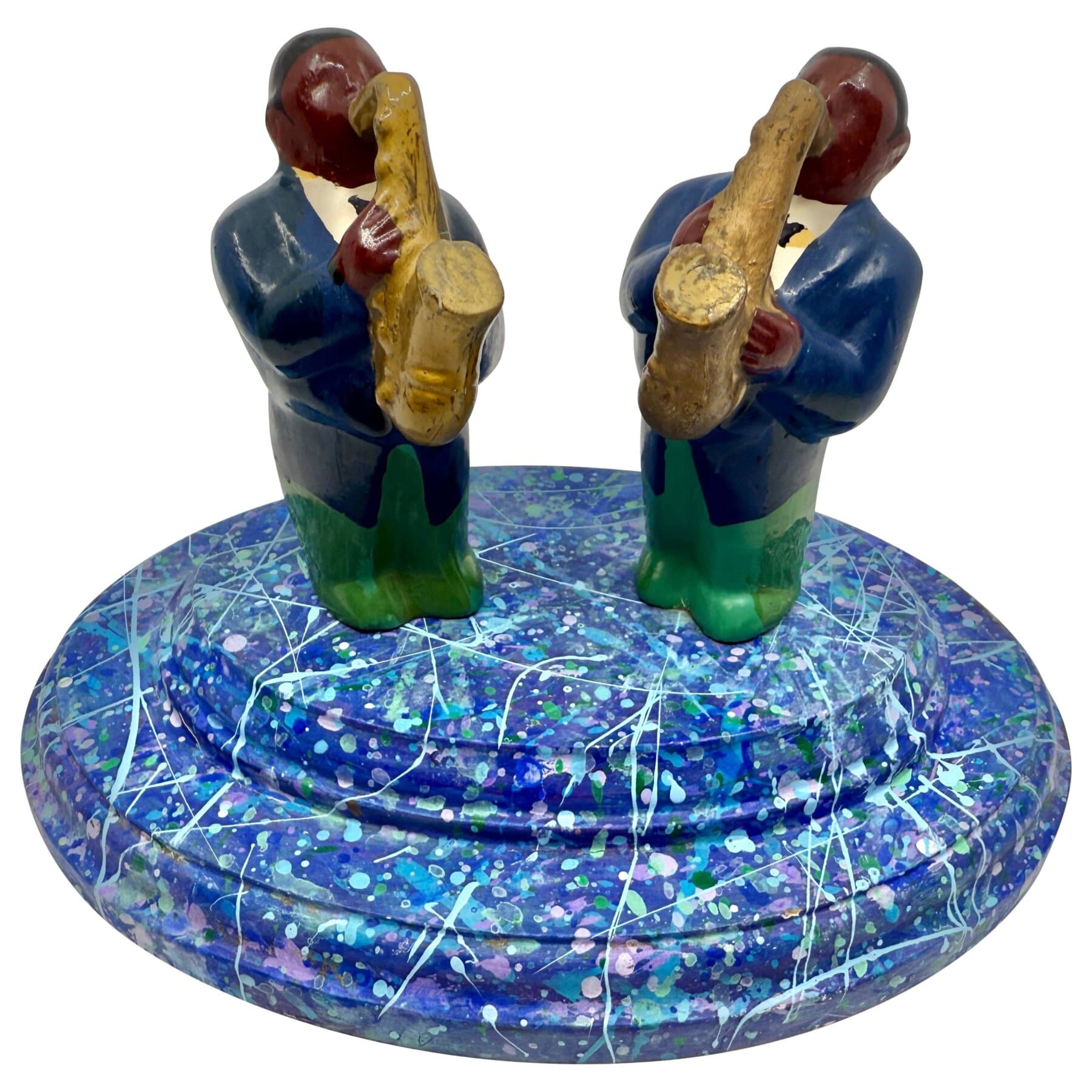 Bruce Houston Saxophone Players Miniature 1997