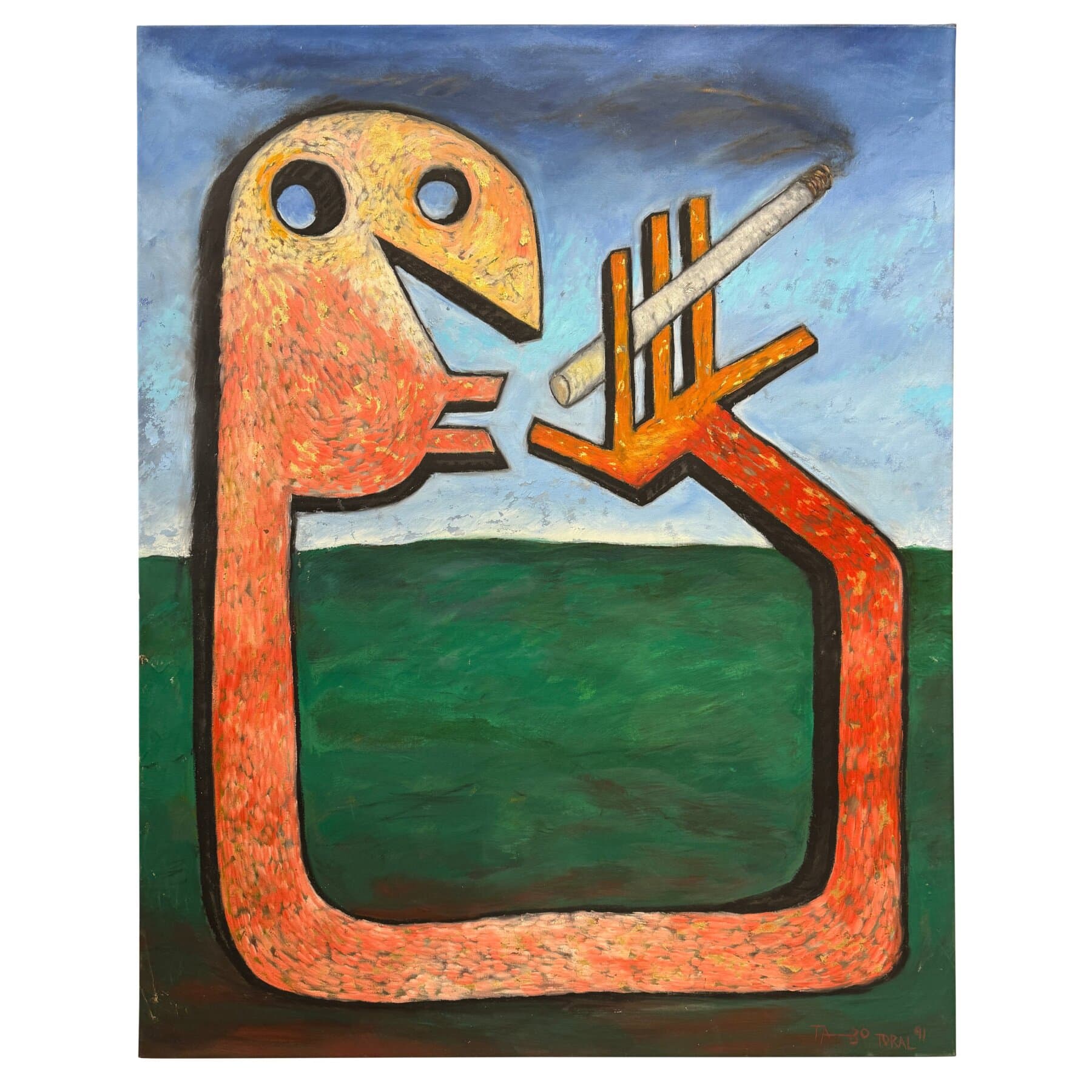 Tabo Toral 1991 “The Smoker”