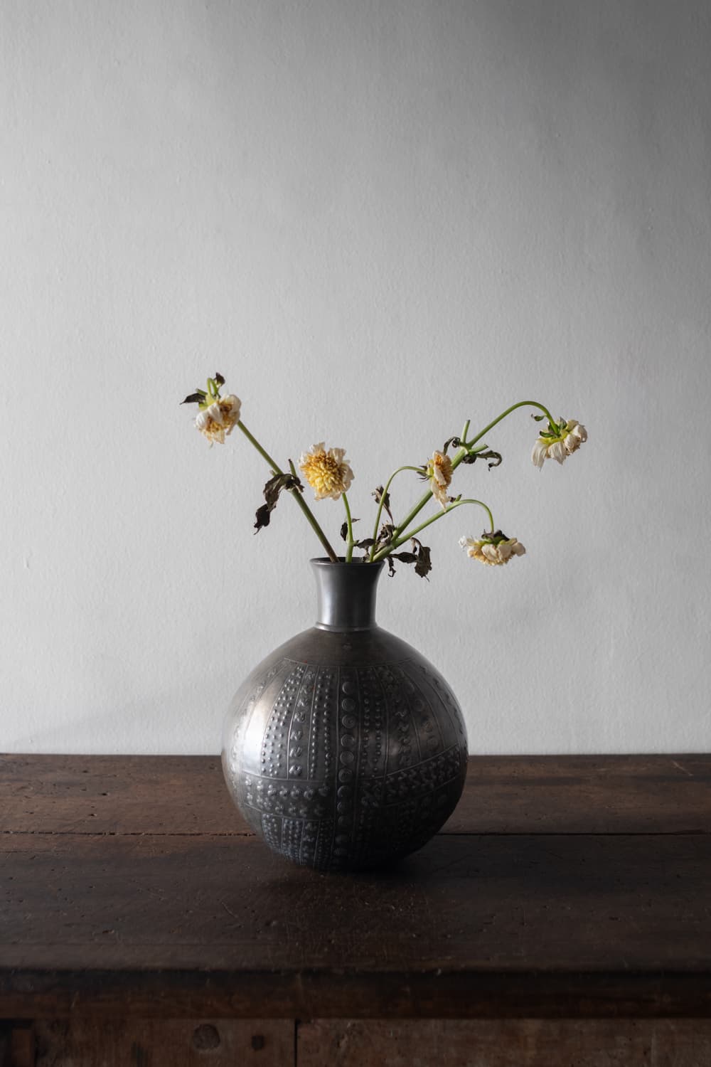 Pewter Relief Vase ‘A 157’