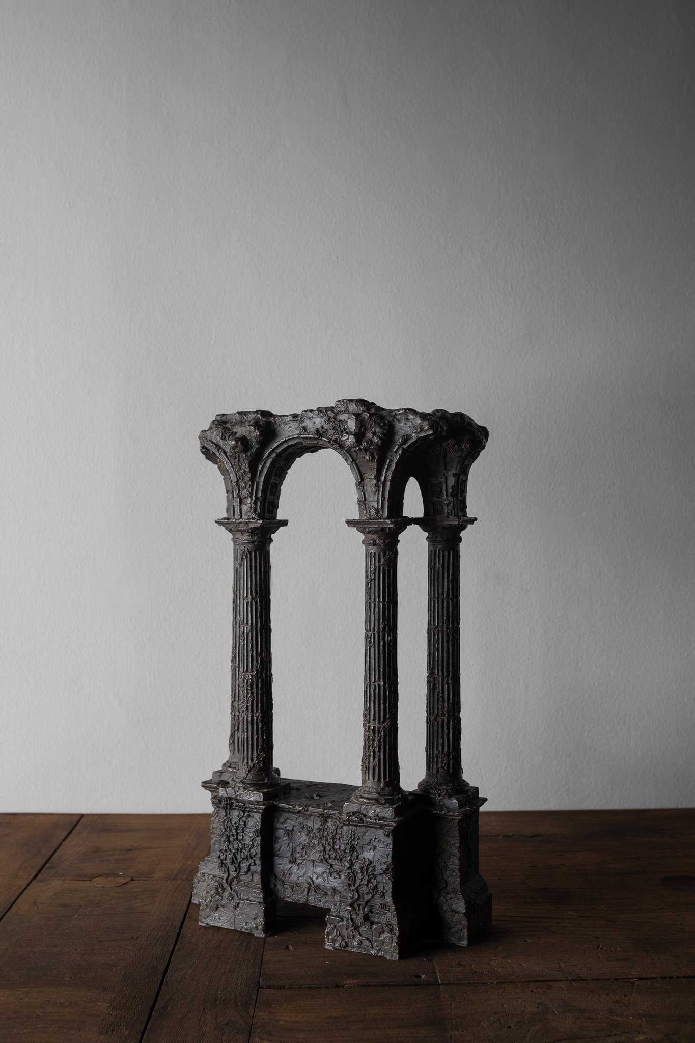 Grand Tour Bronze Temple Sculpture