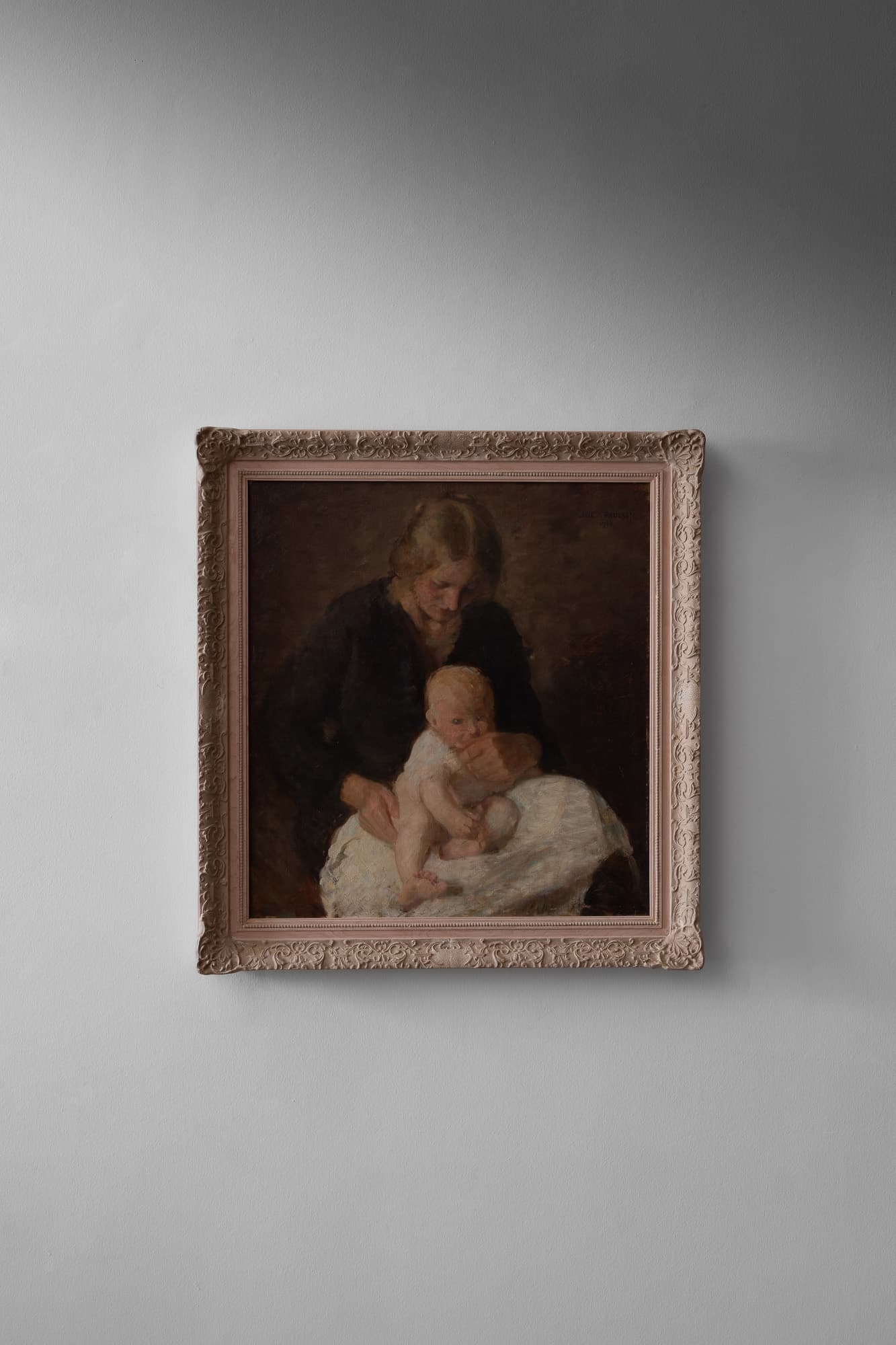 Portrait of Mother and Child