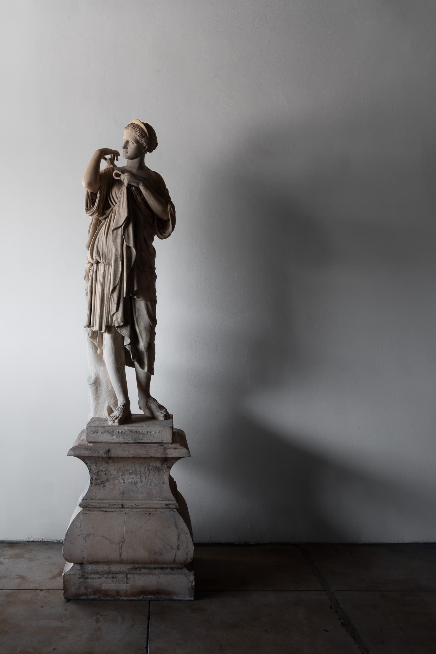 Coade Stone Figure Of Diana Of Gabii
