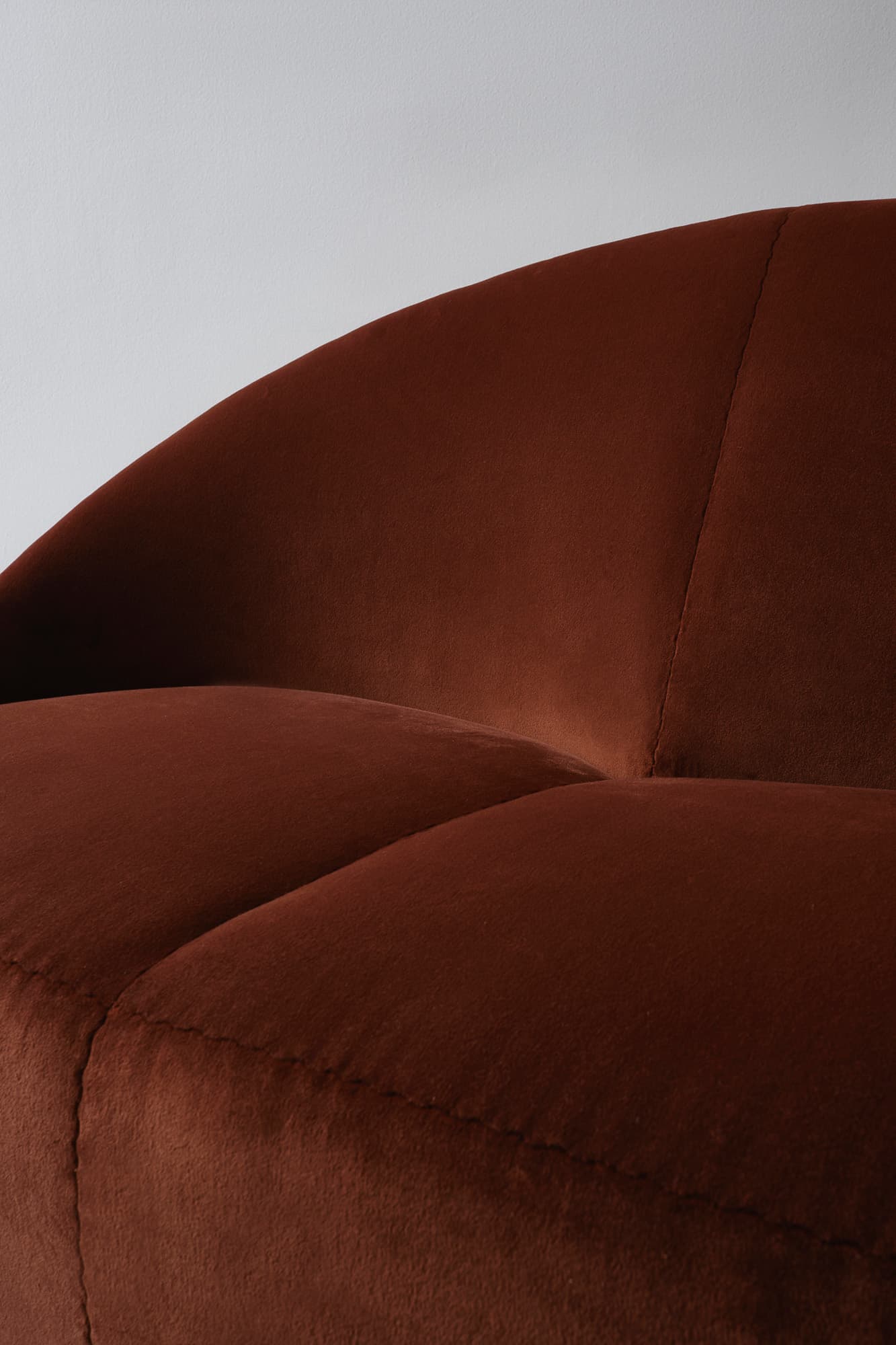 Two Seater Curved Sofa