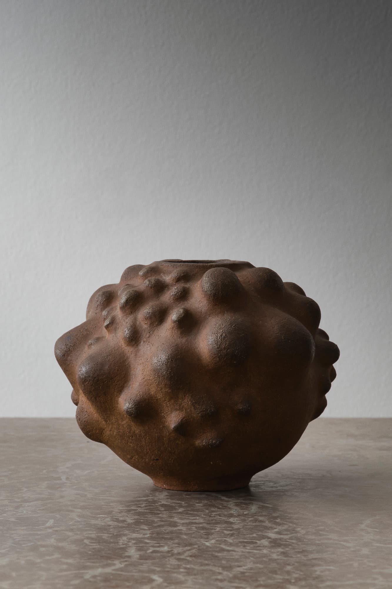 Unglazed Stoneware Vase