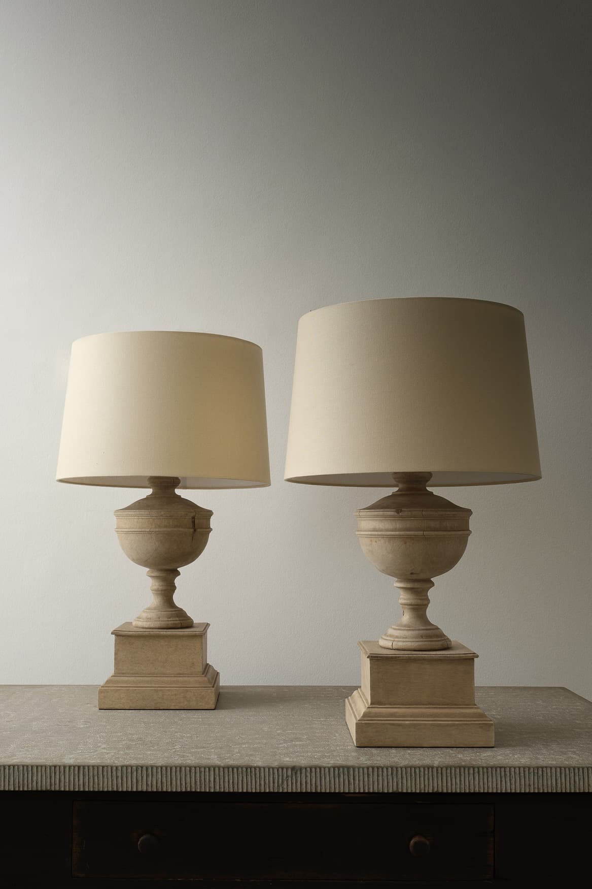 Pair of Spanish Urn Table Lamps
