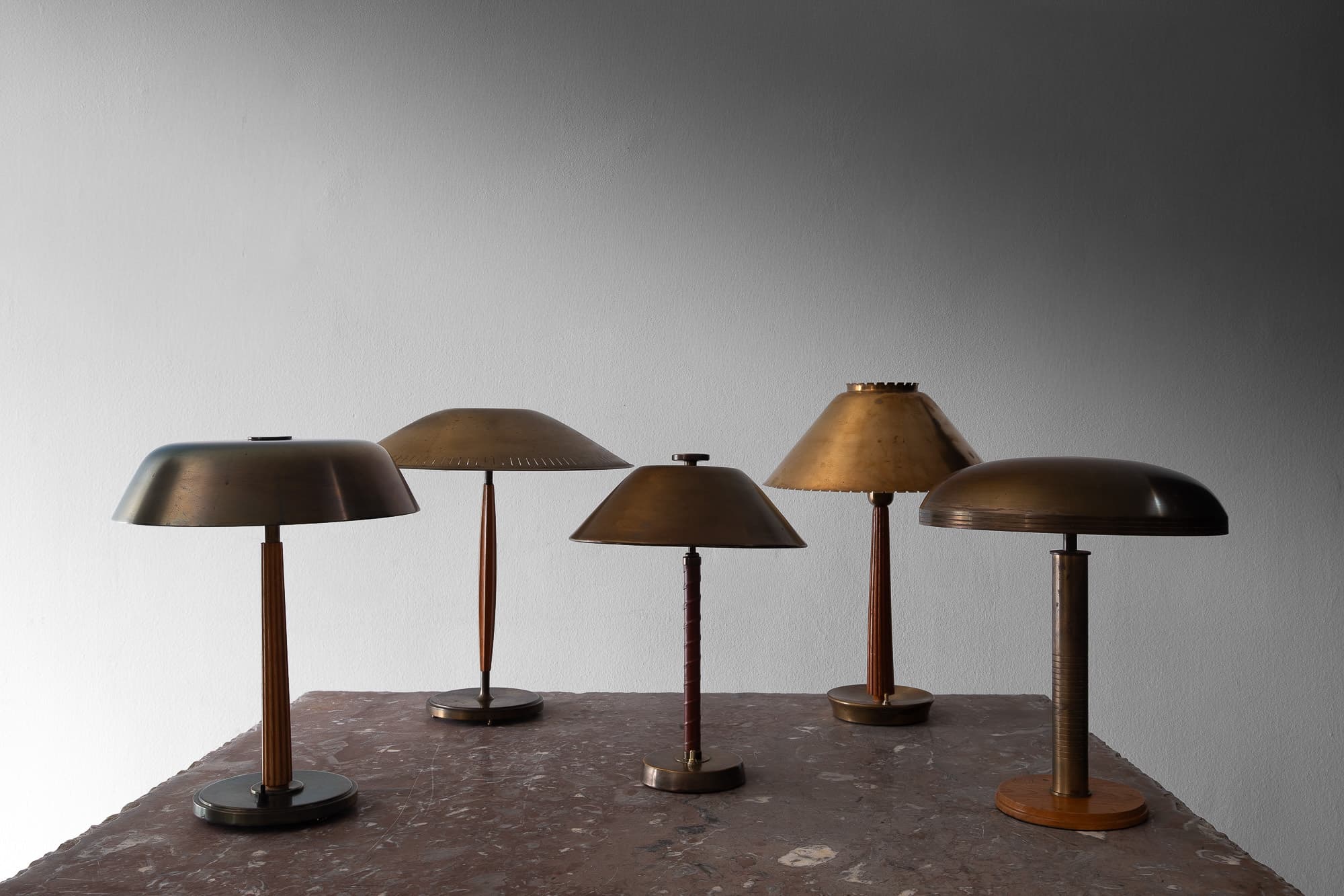 Group of Swedish Table Lamps