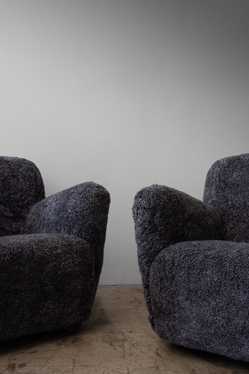 Pair of Danish Cabinetmaker Easy Chairs