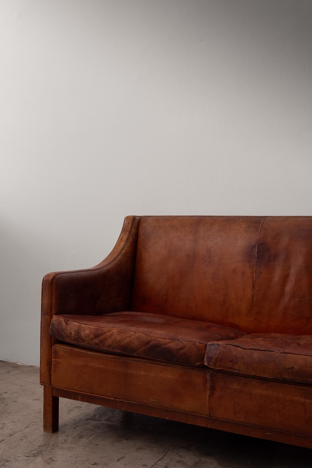 Leather Two Seater Sofa