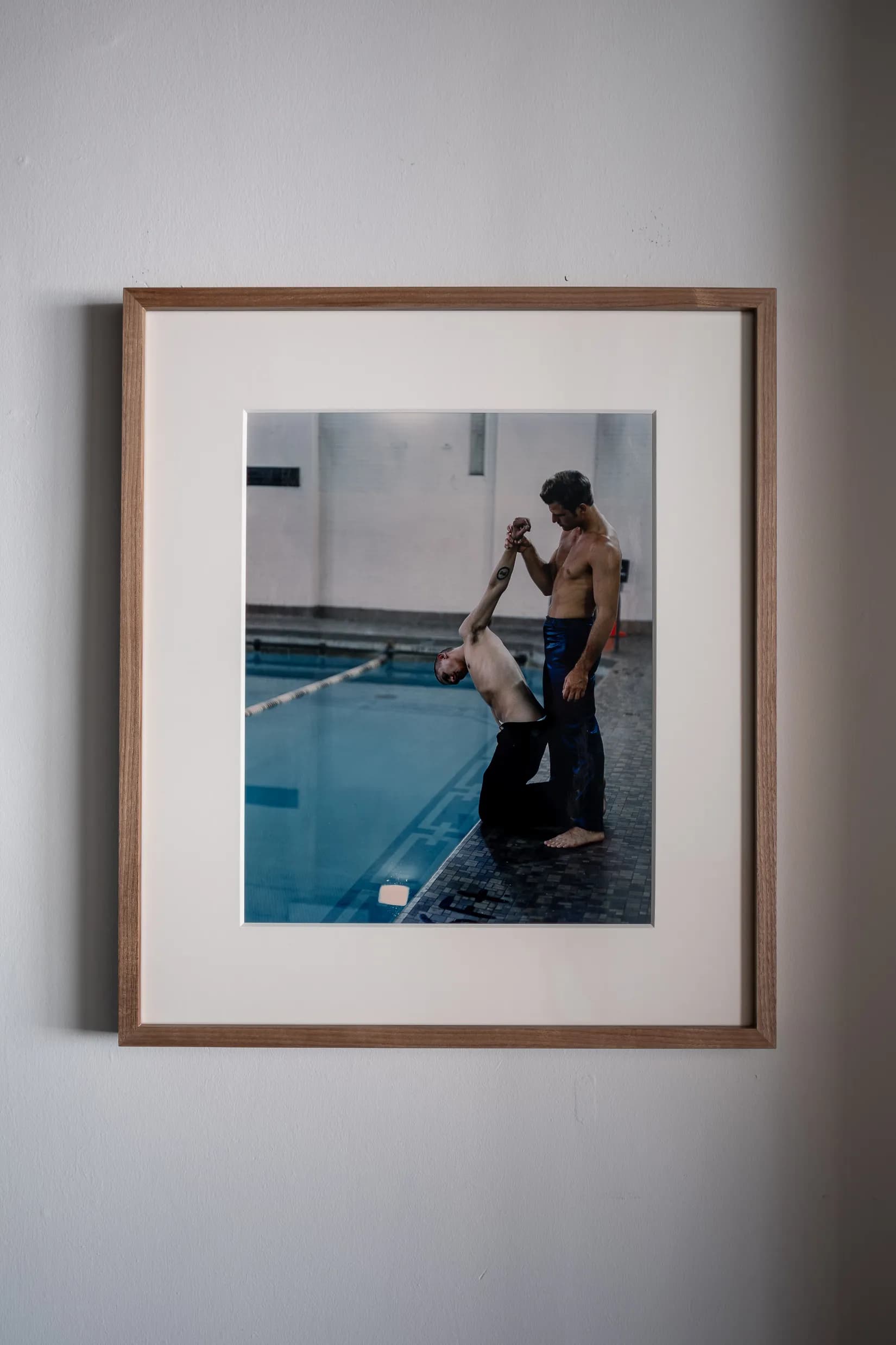 Two Boys by Pool